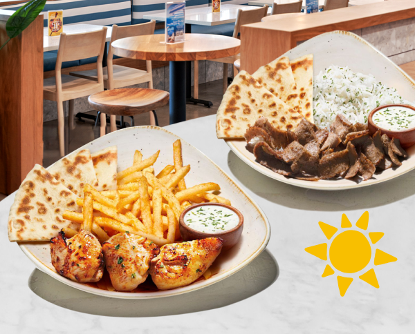 Luna Grill Chicken and Gyro Meat Kids Meals