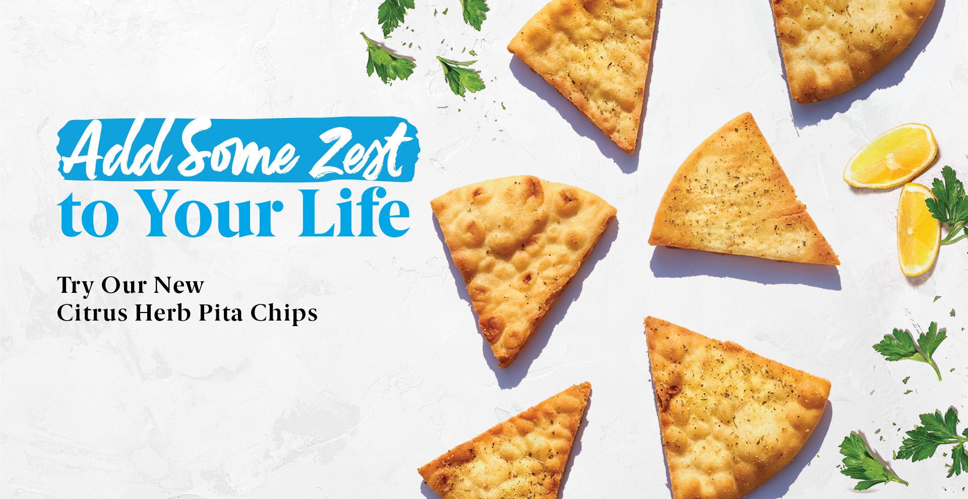 New Luna Grill Citrus Herb Pita Chips
